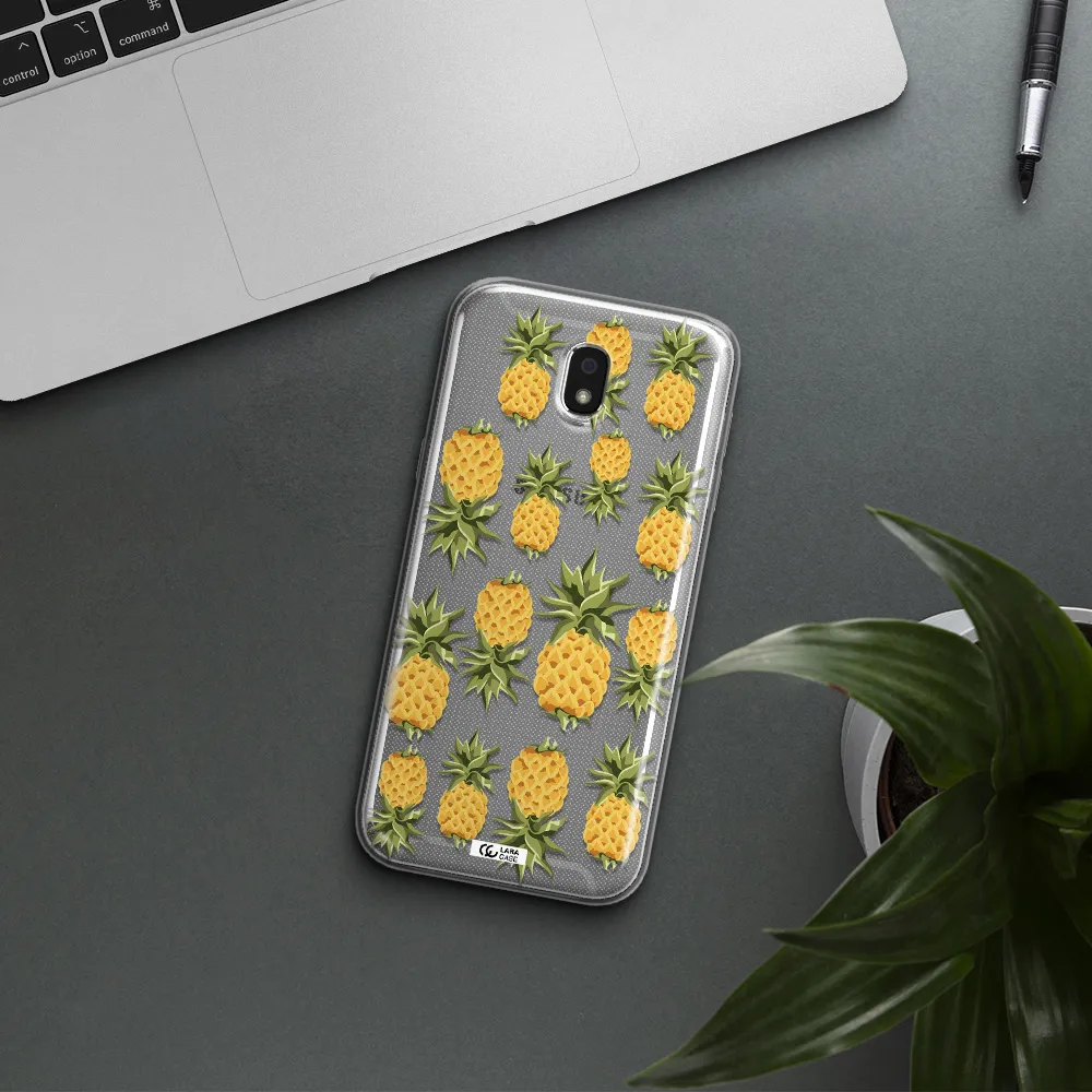 Pineapples Samsung J5 2017 Clear TPU Case