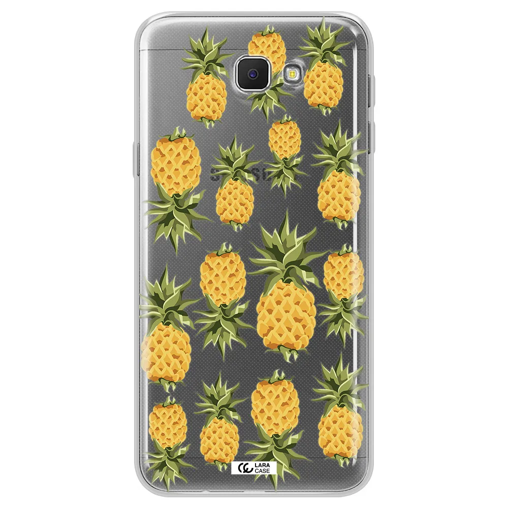 Pineapples Samsung J5 Prime Clear TPU Case