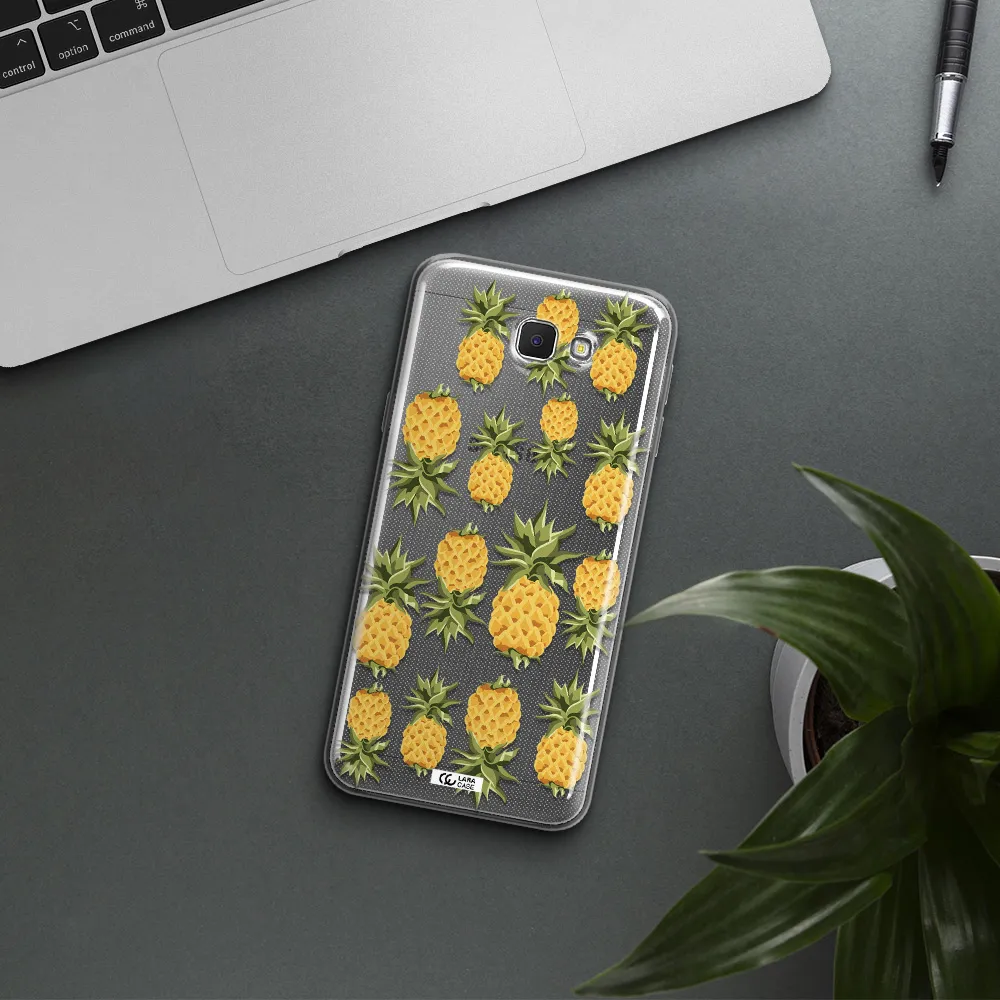 Pineapples Samsung J5 Prime Clear TPU Case
