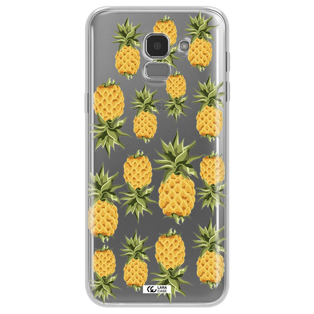 Pineapples Samsung J6 Clear TPU Case