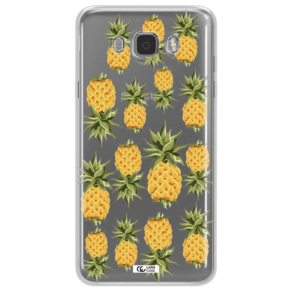 Pineapples Samsung J7 2016 Clear TPU Case