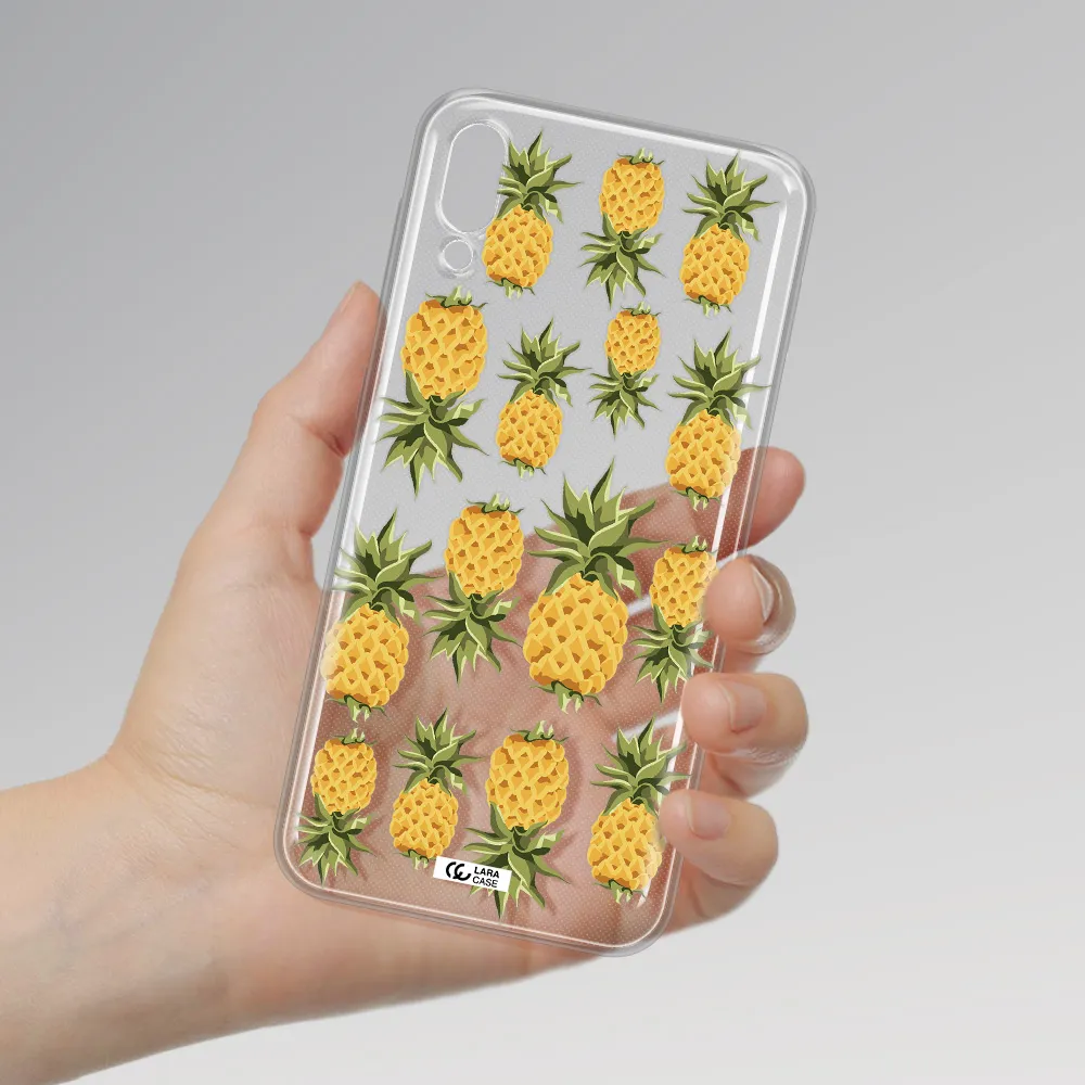 Pineapples Samsung M10 Clear TPU Case