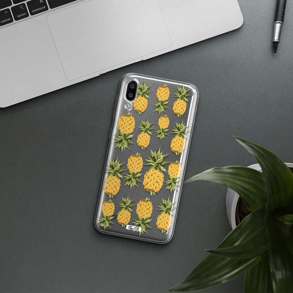 Pineapples Samsung M10 Clear TPU Case