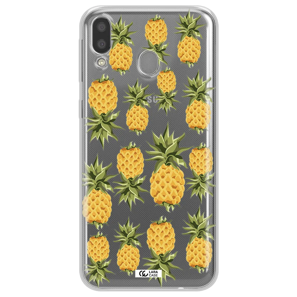 Pineapples Samsung M20 Clear TPU Case