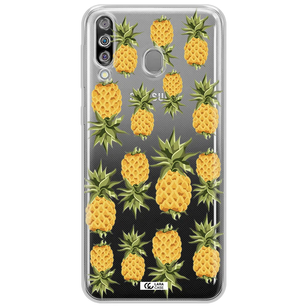 Pineapples Samsung M30 Clear TPU Case