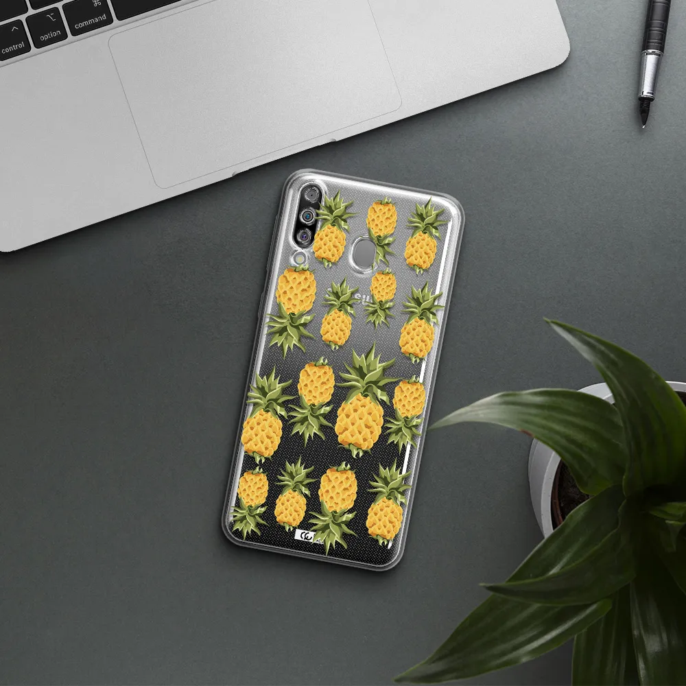 Pineapples Samsung M30 Clear TPU Case