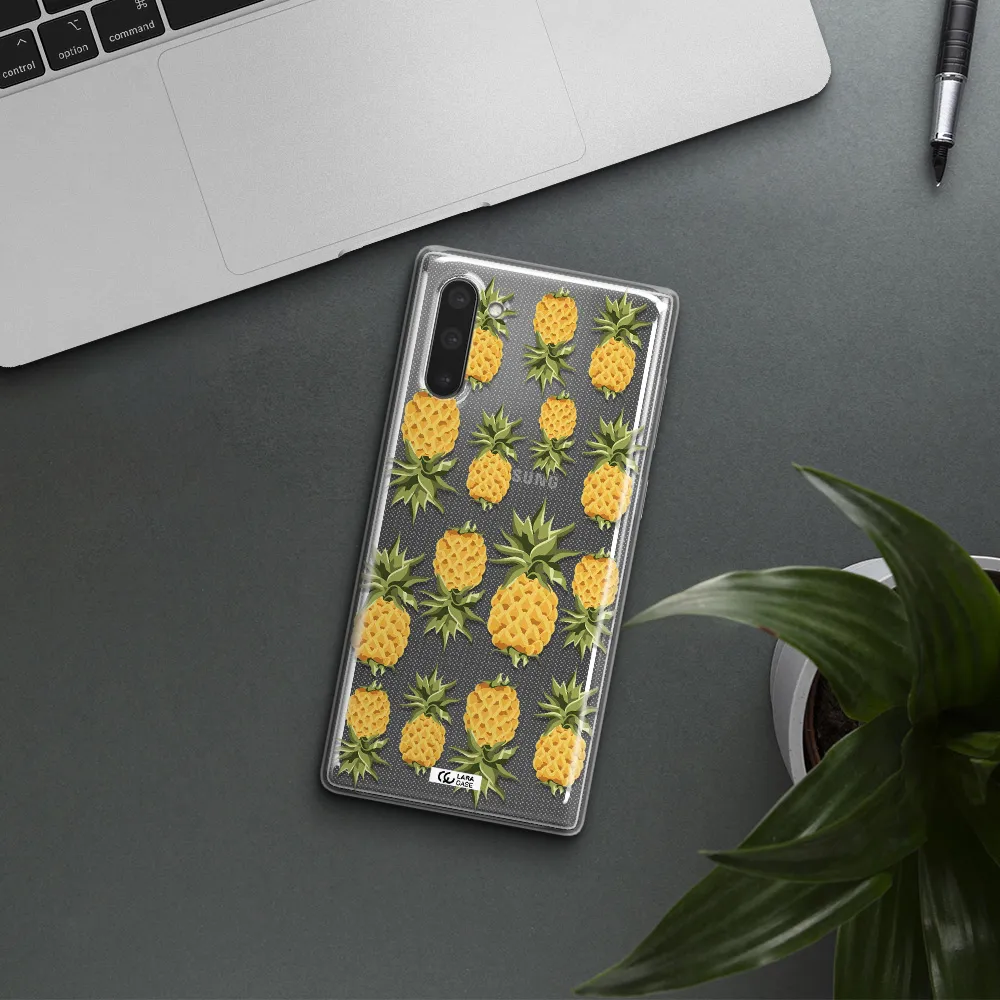 Pineapples Samsung Note 10 Clear TPU Case
