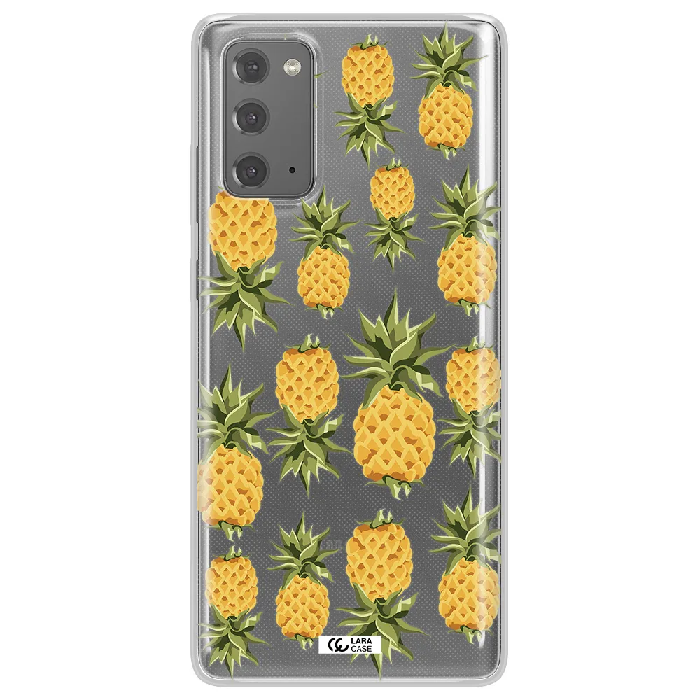 Pineapples Samsung Note 20 Clear TPU Case