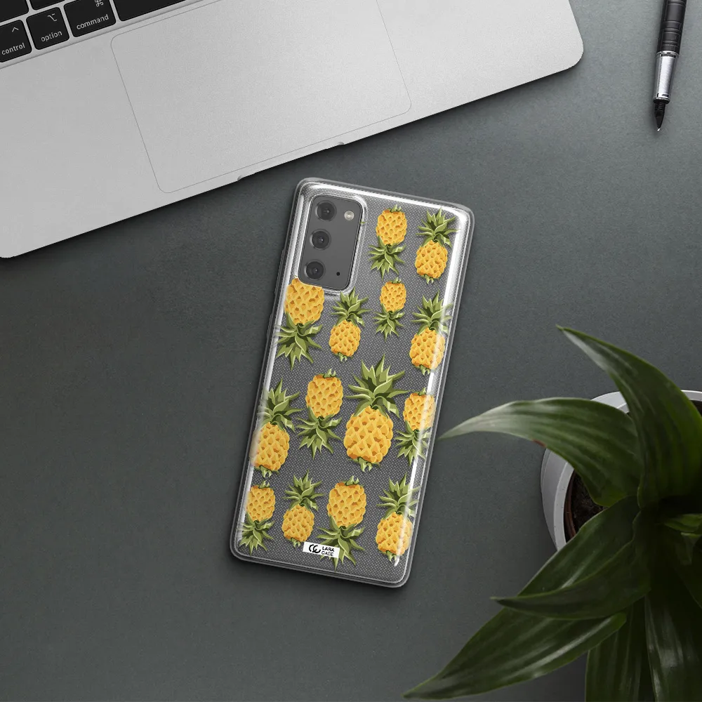 Pineapples Samsung Note 20 Clear TPU Case
