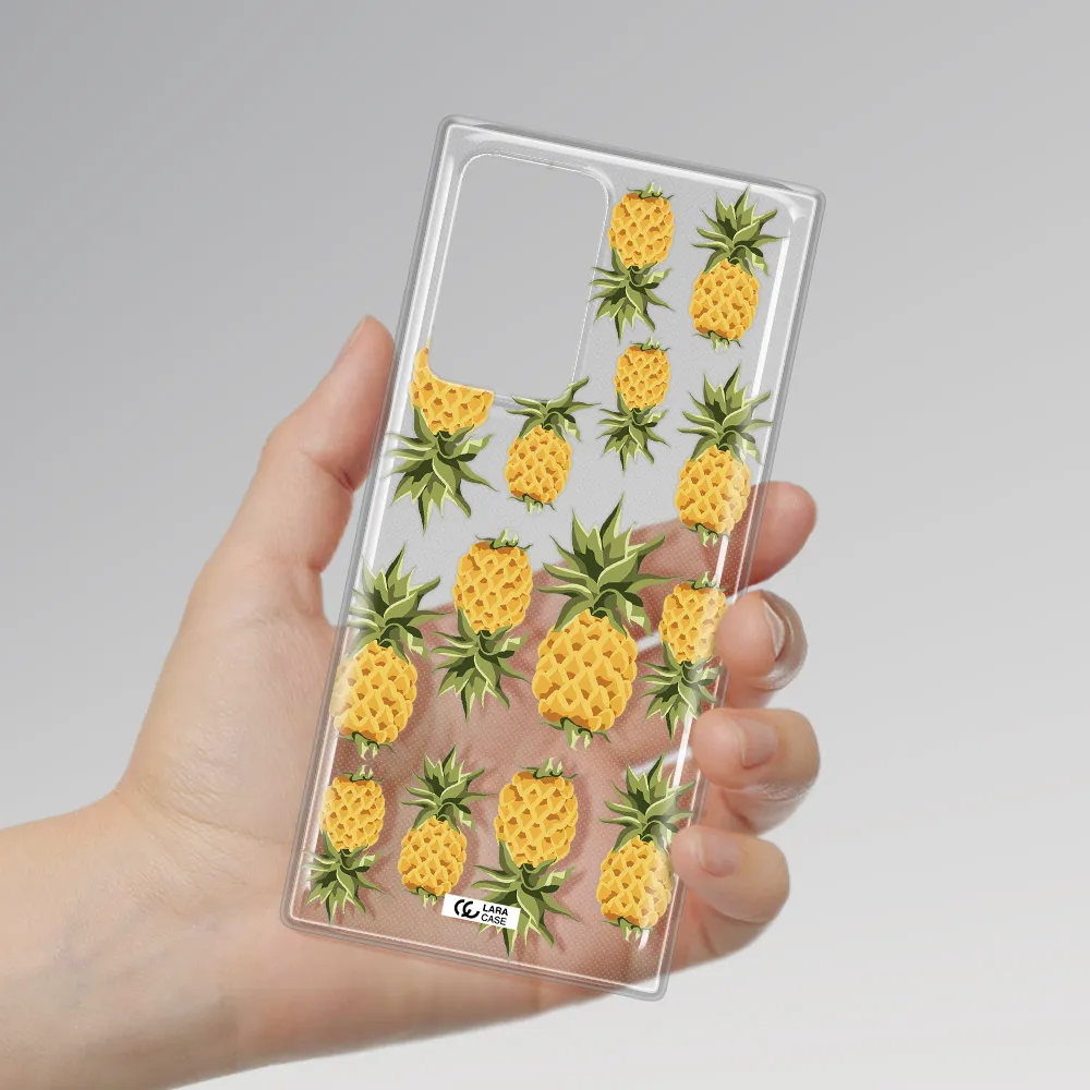 Pineapples Samsung Note 20 Ultra Clear TPU Case