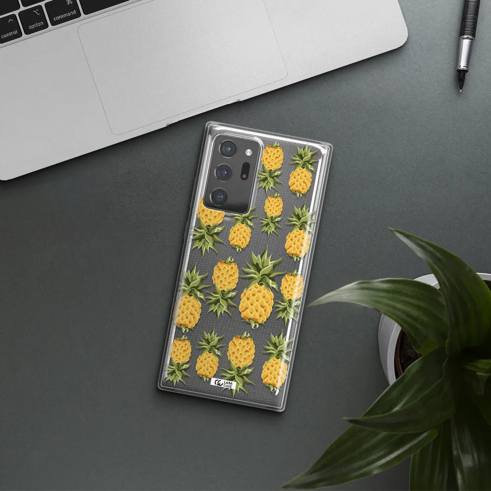 Pineapples Samsung Note 20 Ultra Clear TPU Case