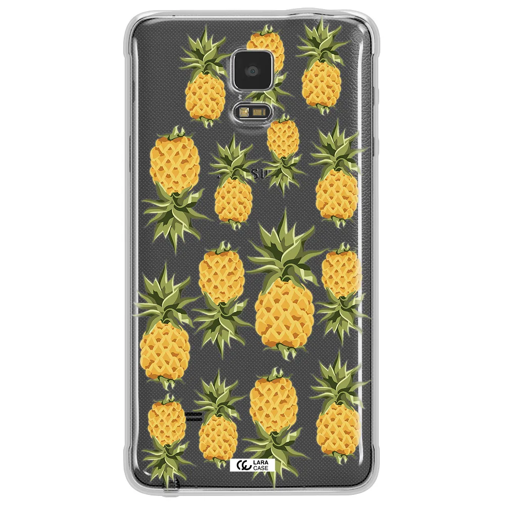 Pineapples Samsung Note 4 Clear TPU Case