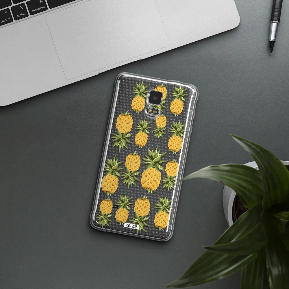 Pineapples Samsung Note 4 Clear TPU Case