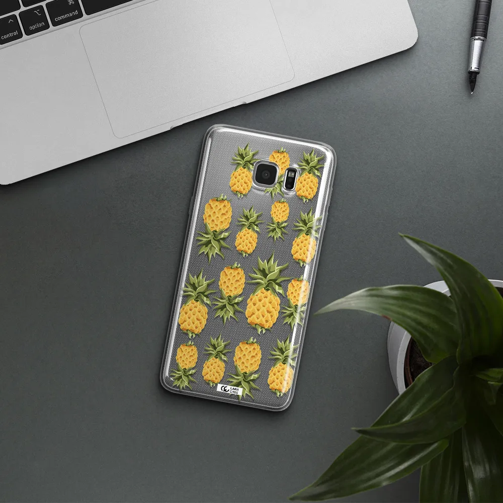 Pineapples Samsung Note 5 Clear TPU Case