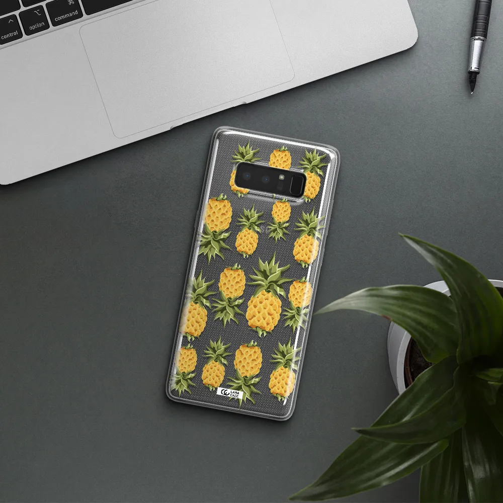 Pineapples Samsung Note 8 Clear TPU Case