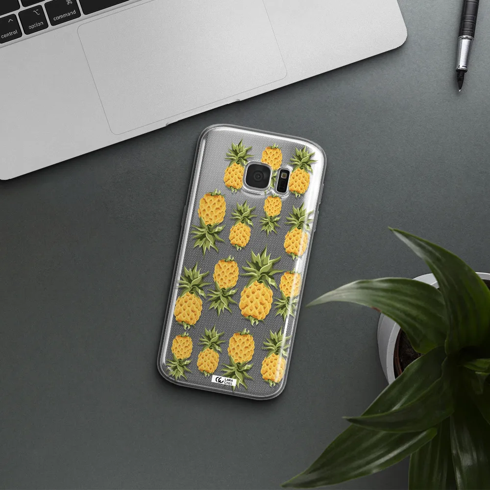 Pineapples Samsung S 7 Clear TPU Case