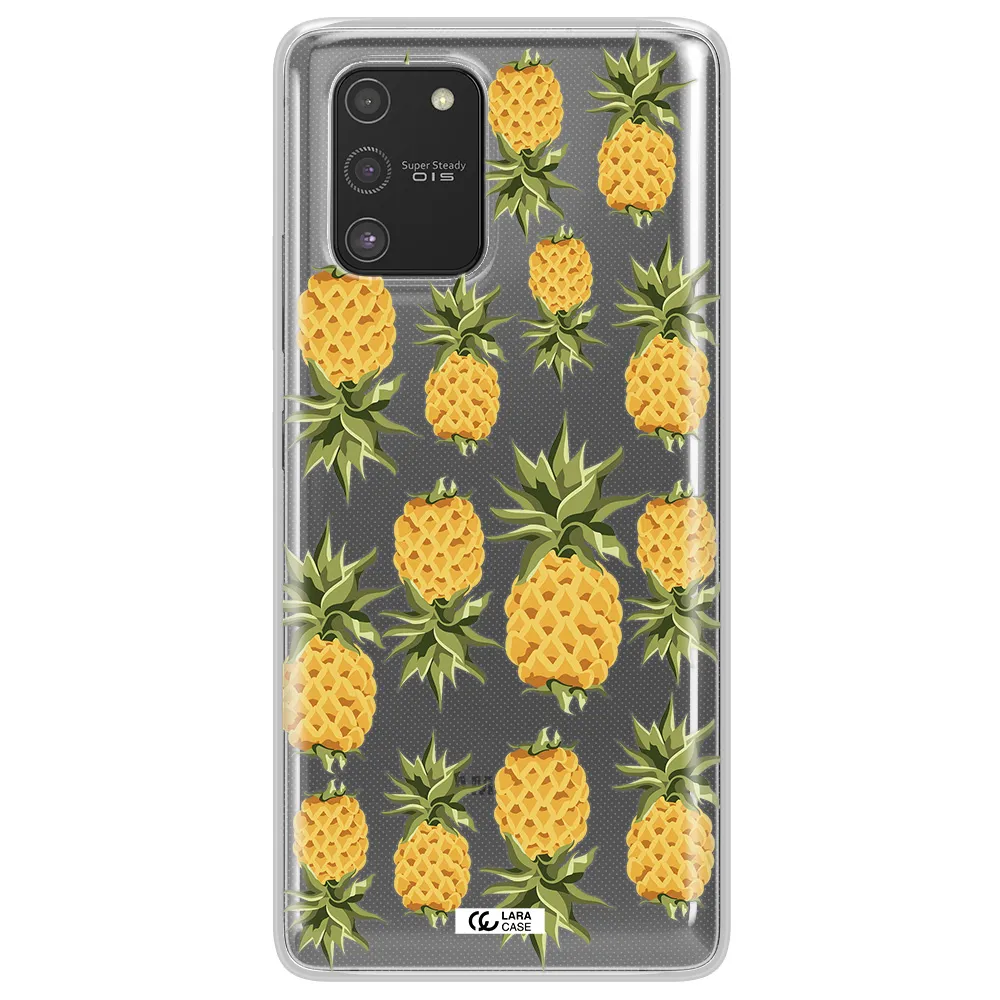Pineapples Samsung S10 Lite Clear TPU Case