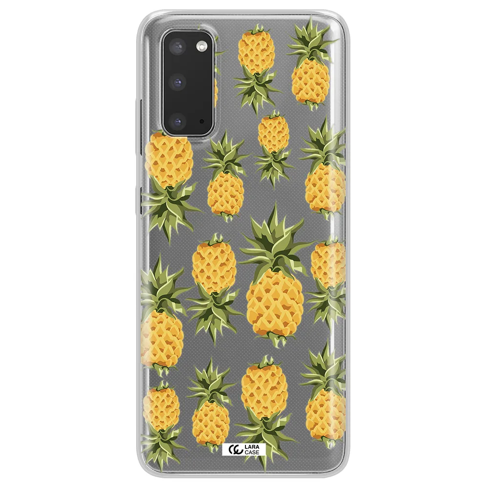 Pineapples Samsung S20 Clear TPU Case