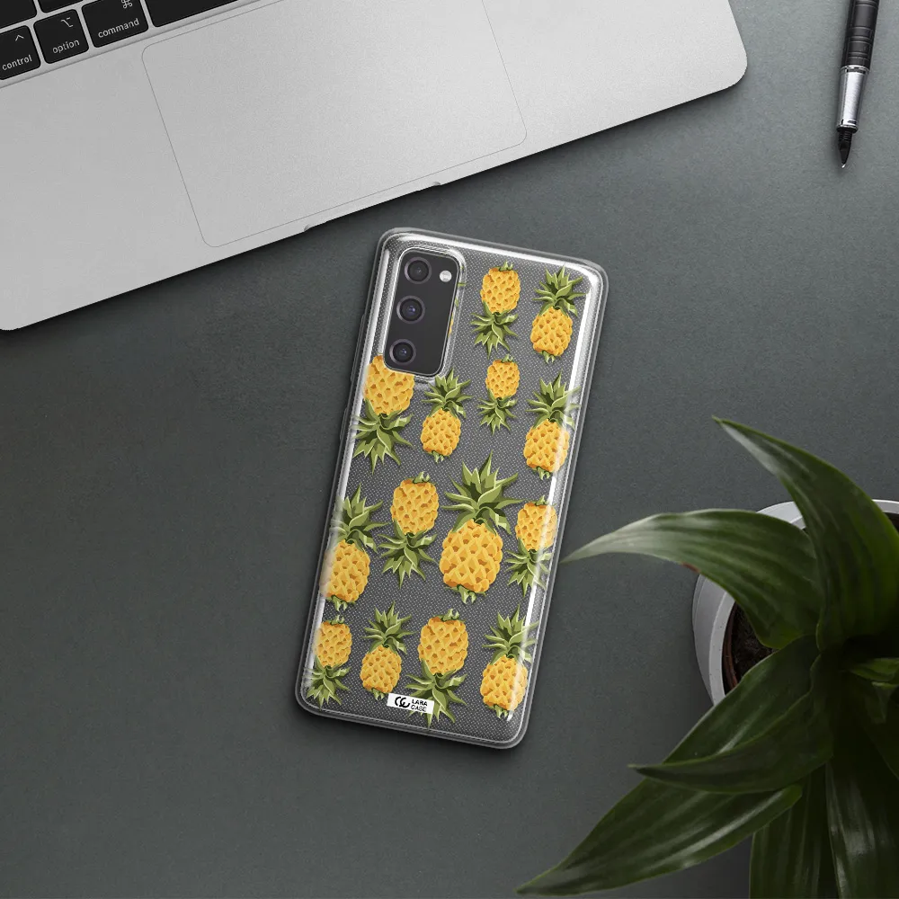 Pineapples Samsung S20 Fe Clear TPU Case