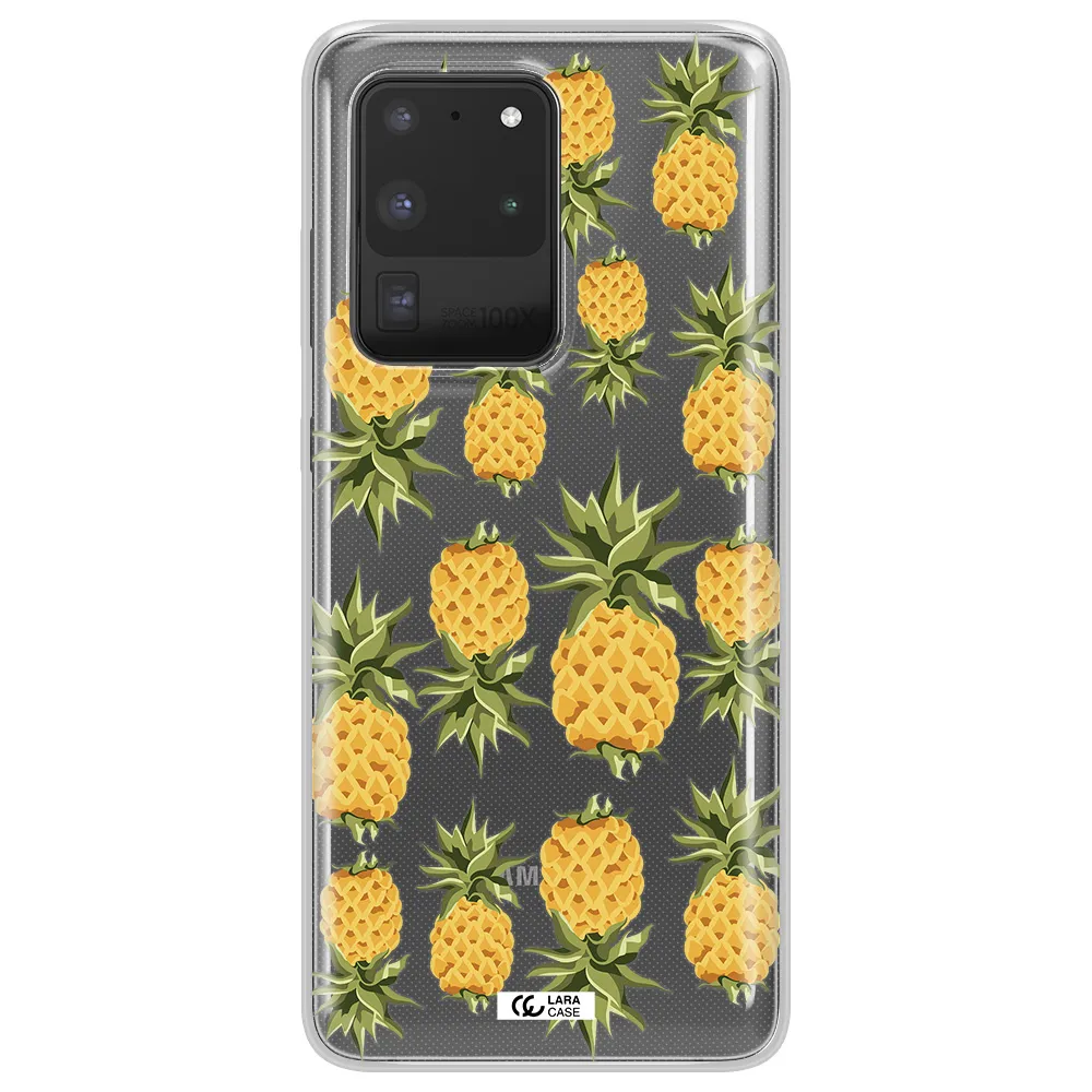 Pineapples Samsung S20 Ultra Clear TPU Case