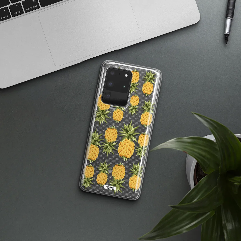 Pineapples Samsung S20 Ultra Clear TPU Case