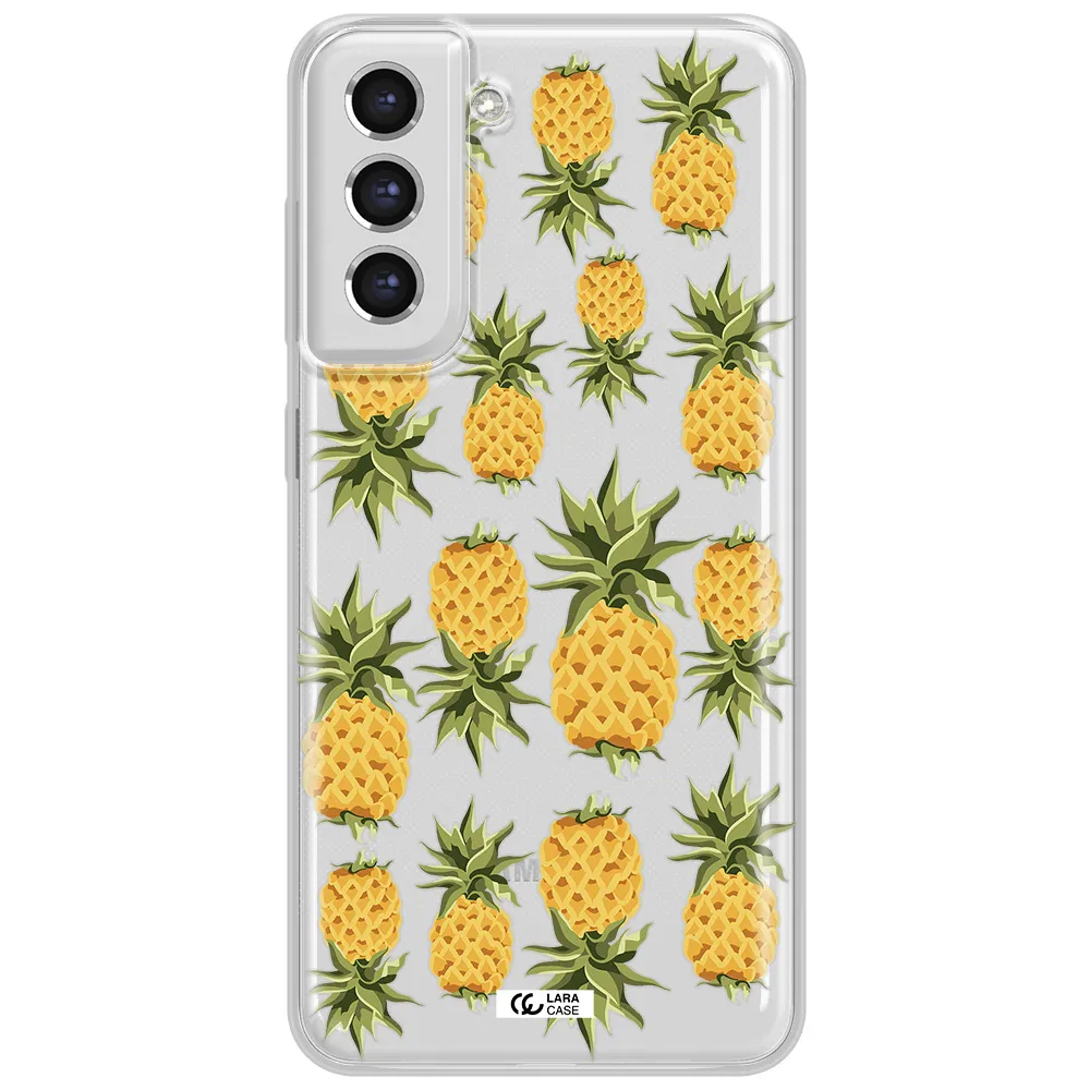 Pineapples Samsung S21 Fe Clear Tpu Case