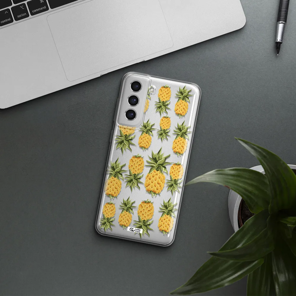 Pineapples Samsung S21 Fe Clear Tpu Case