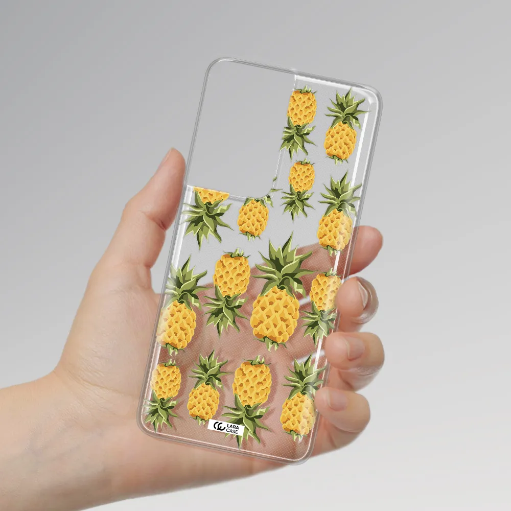Pineapples Samsung S21 Ultra Clear TPU Case