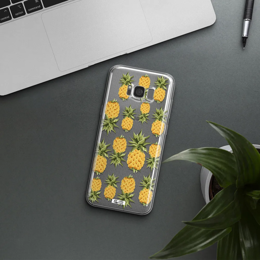 Pineapples Samsung S8 Plus Clear TPU Case