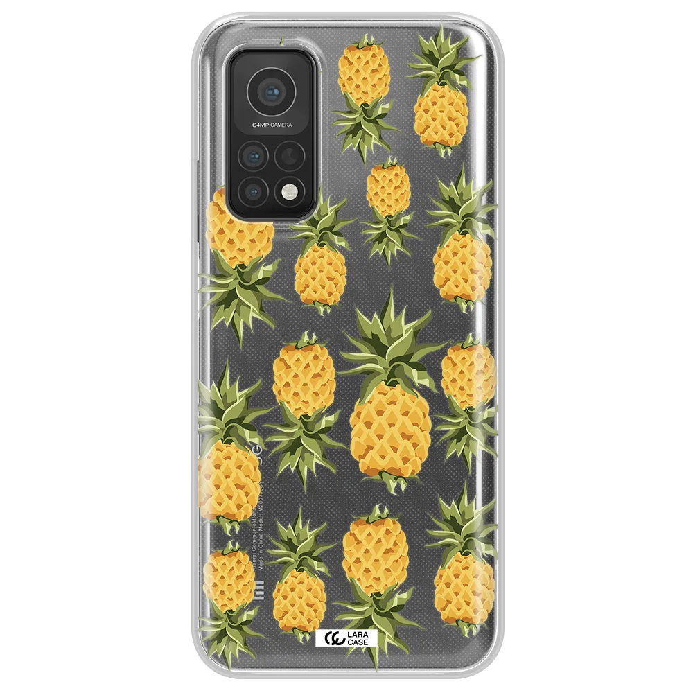 Pineapples Xiaomi Mi 10T Clear TPU Case