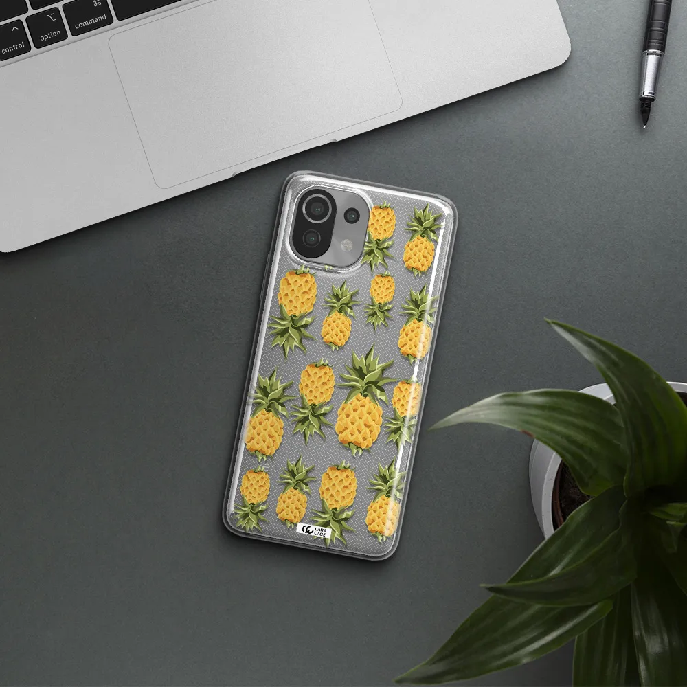 Pineapples Xiaomi Mi 11 Lite Clear TPU Case