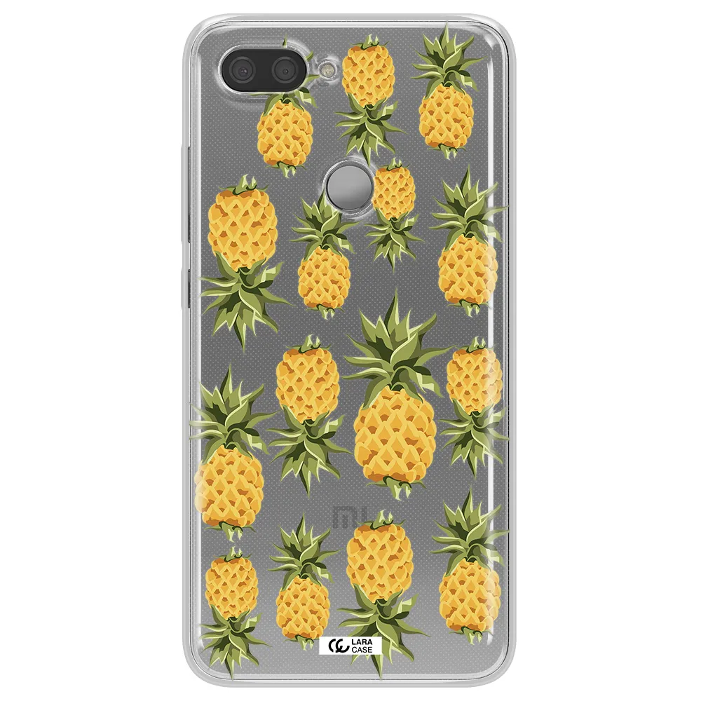 Pineapples Xiaomi Mi 8 Lite Clear TPU Case