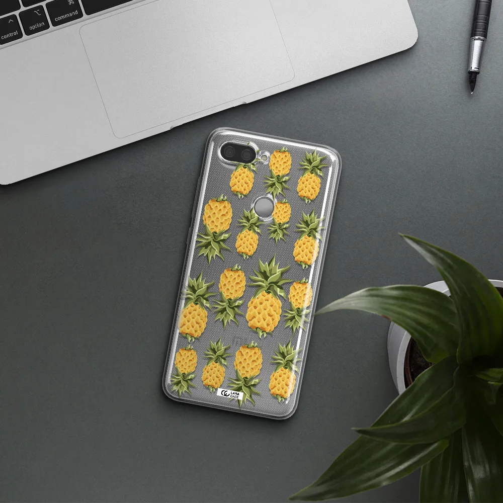 Pineapples Xiaomi Mi 8 Lite Clear TPU Case