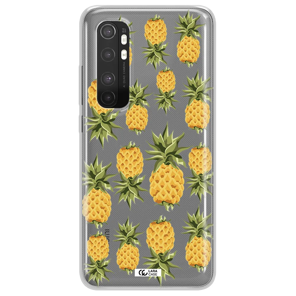 Pineapples Xiaomi Mi Note 10 Lite Clear TPU Case