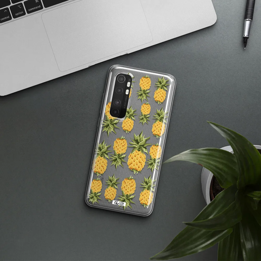 Pineapples Xiaomi Mi Note 10 Lite Clear TPU Case
