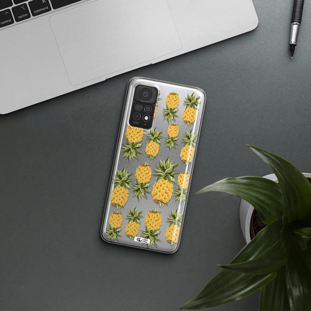 Pineapples Xiaomi Note 11 Pro Clear TPU Case