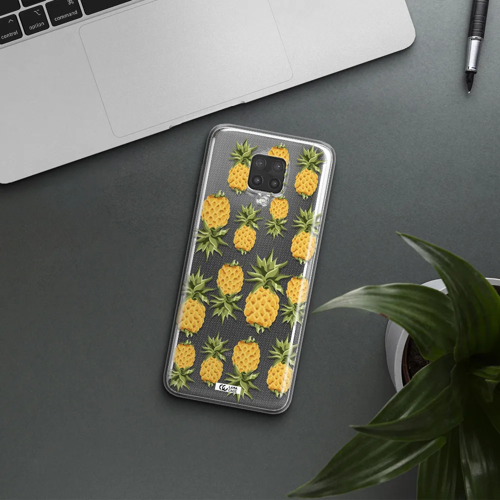 Pineapples Xiaomi Note 9 Pro Clear TPU Case