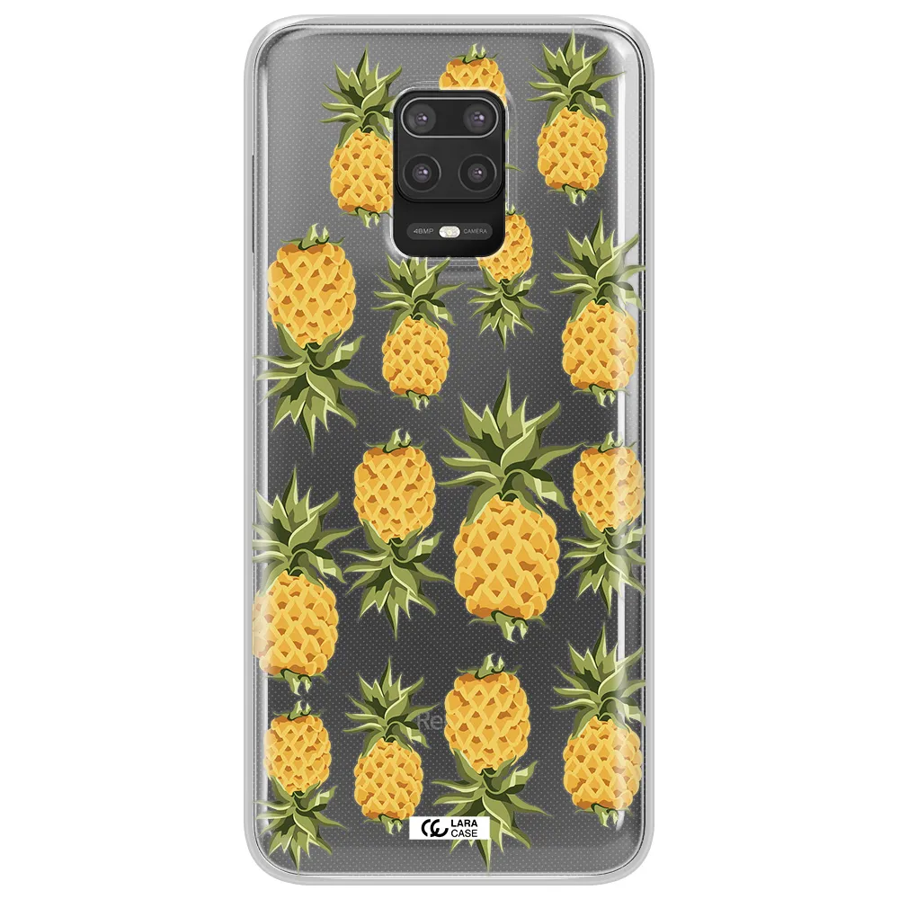 Pineapples Xiaomi Note 9S Clear TPU Case