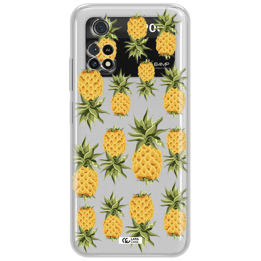 Pineapples Xiaomi Poco M4 Pro 4G Clear Tpu Case