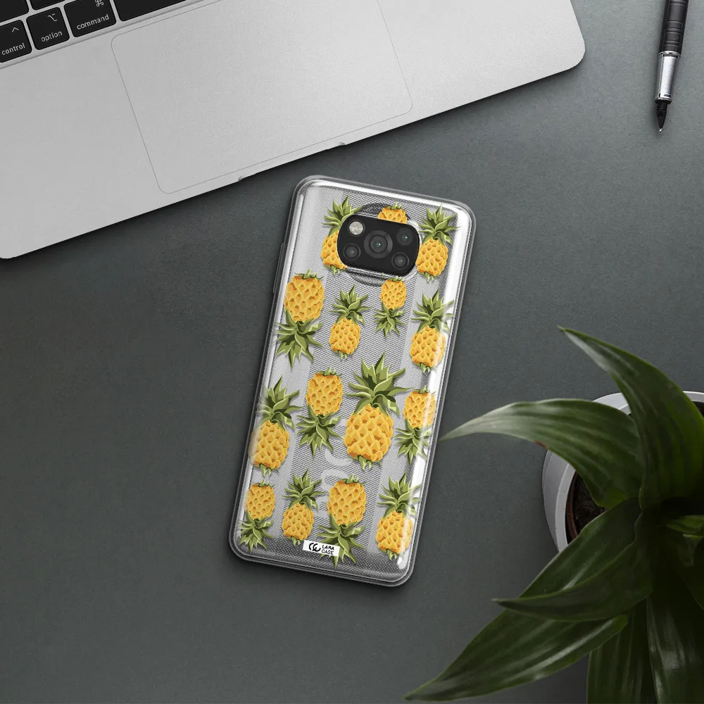 Pineapples Xiaomi Poco X3 Clear TPU Case