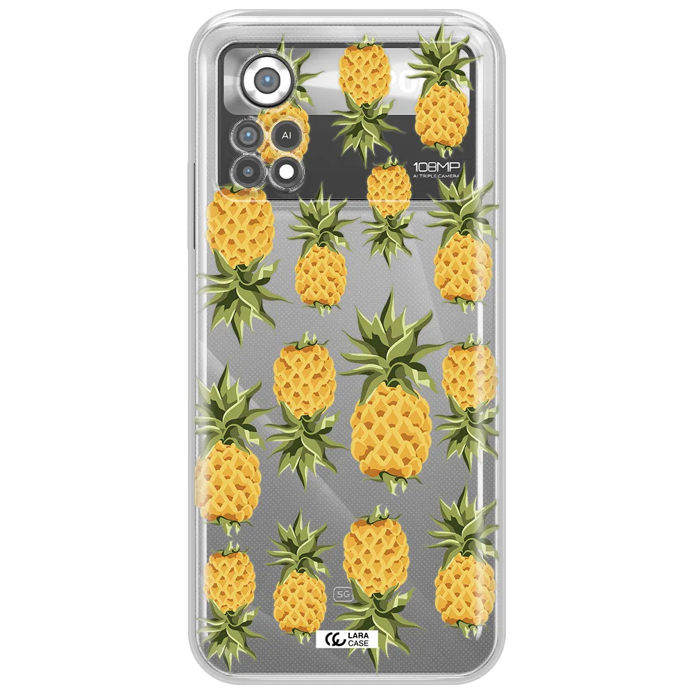 Pineapples Xiaomi Poco X4 Pro Clear TPU Case