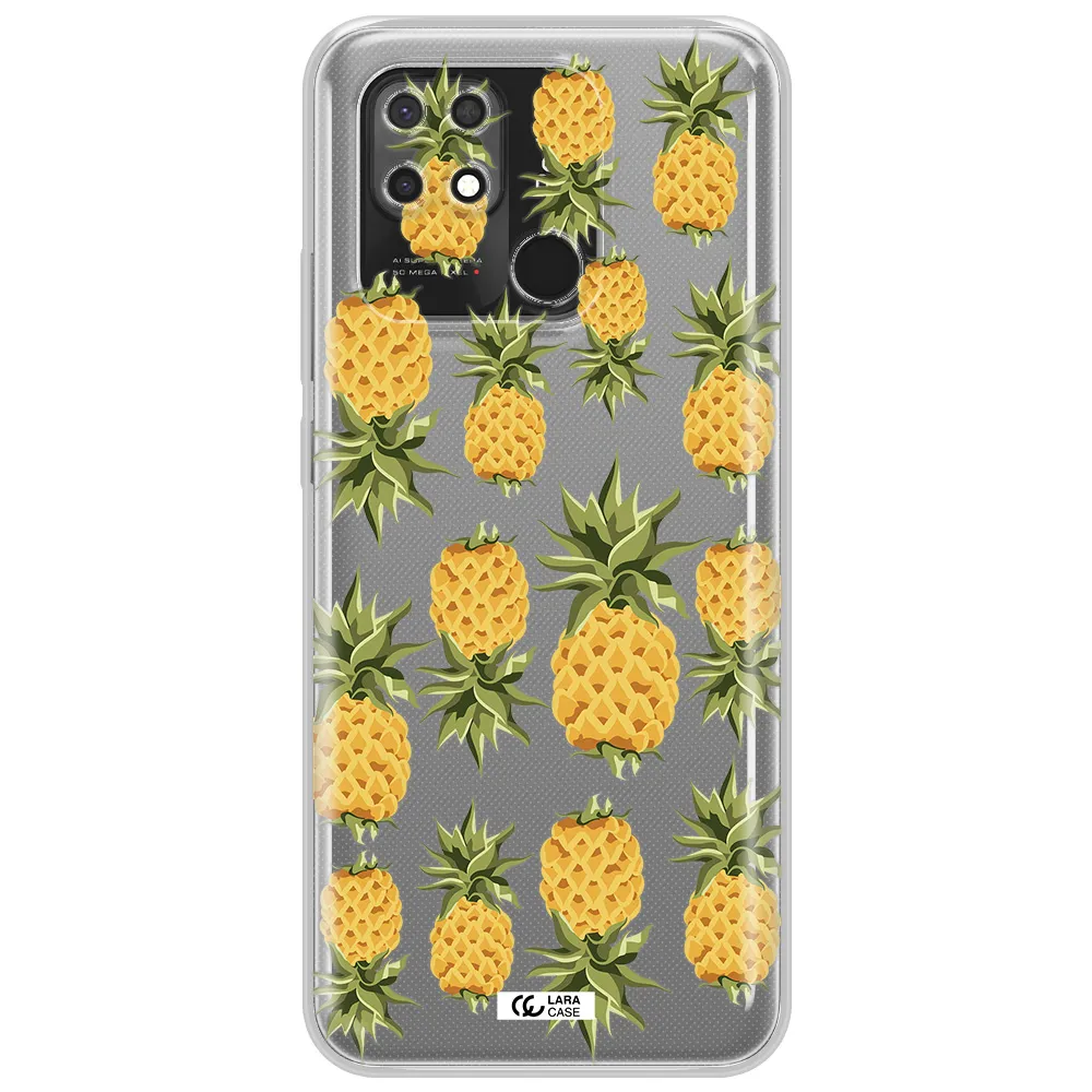 Pineapples Xiaomi Redmi 10C Clear TPU Case