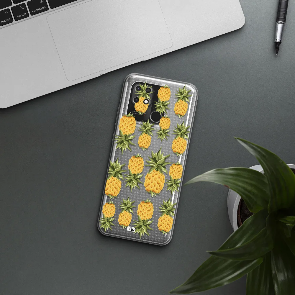 Pineapples Xiaomi Redmi 10C Clear TPU Case