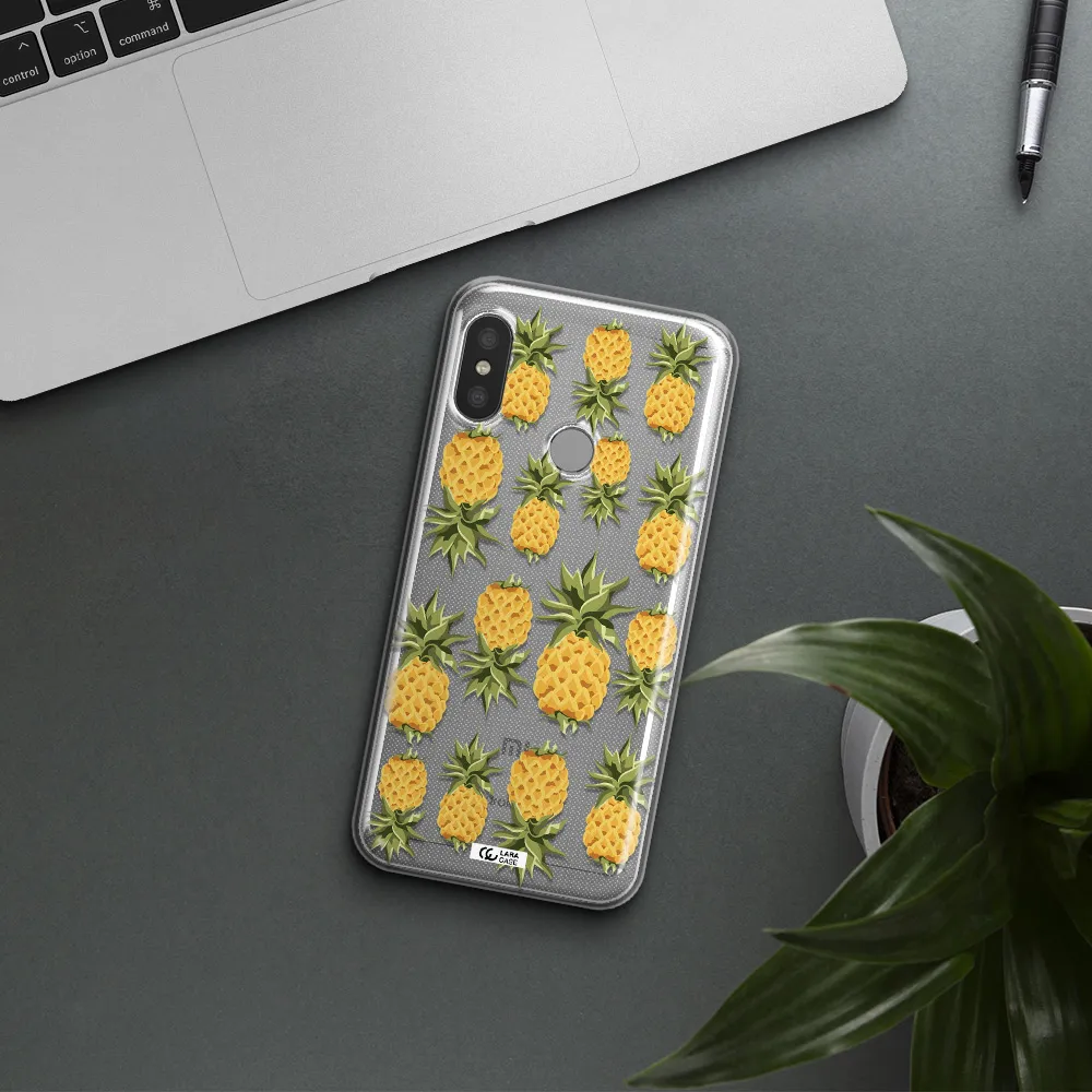 Pineapples Xiaomi Redmi 6 Pro Clear TPU Case