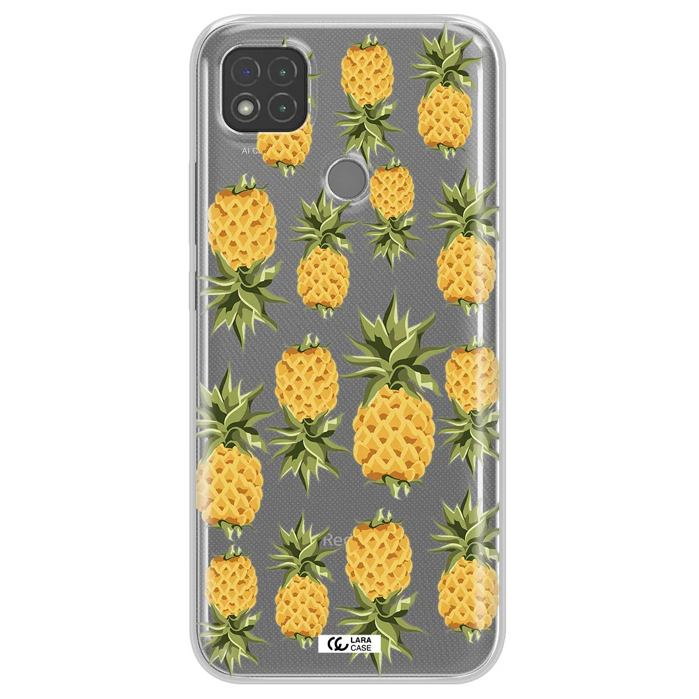 Pineapples Xiaomi Redmi 9C Clear TPU Case