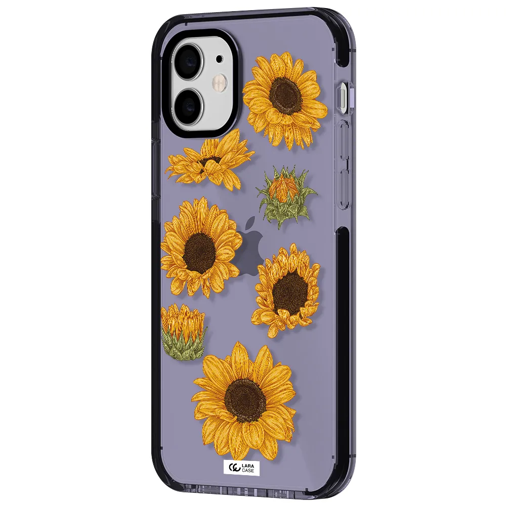 Sunflower Apple iPhone 11 impact Lilac Case