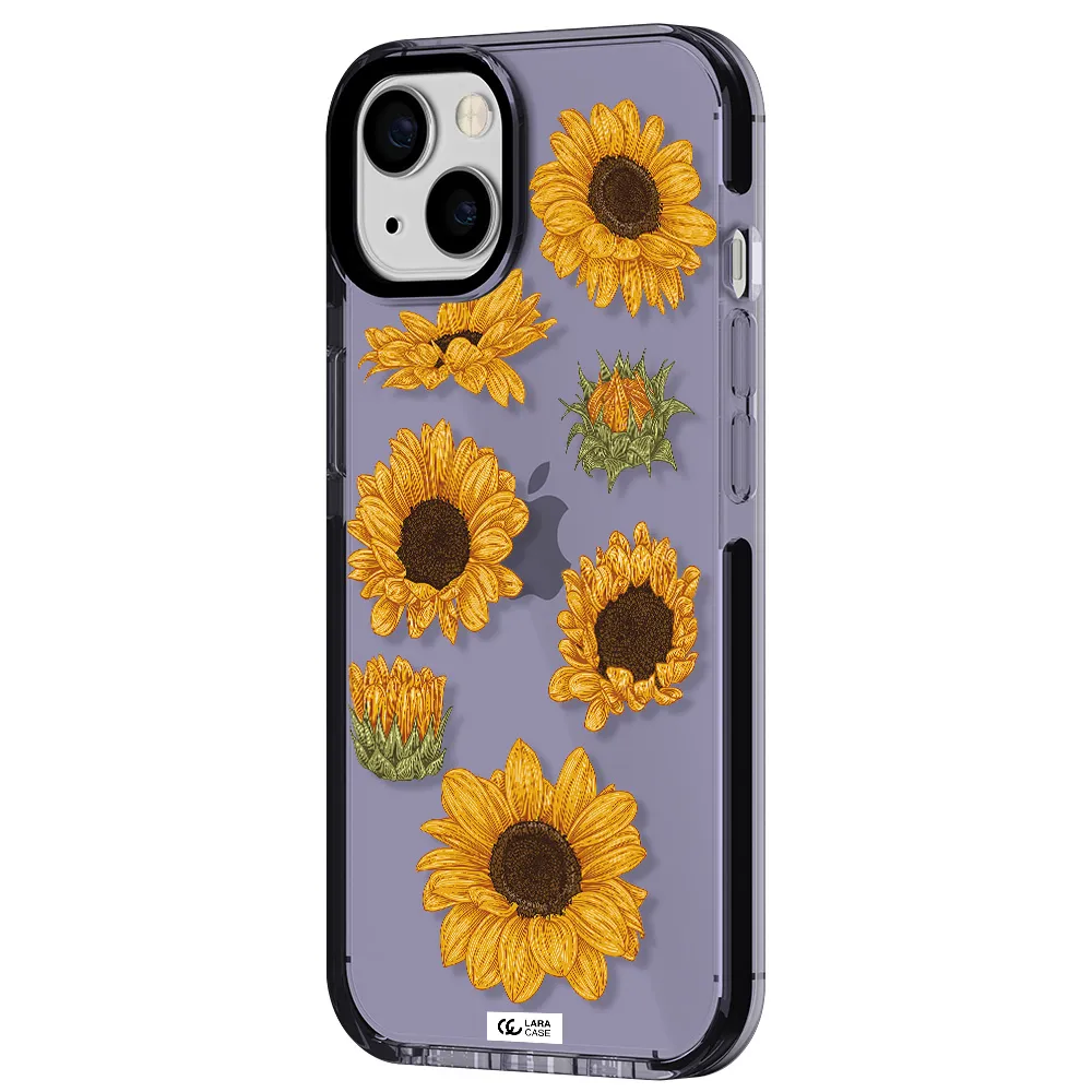 Sunflower Apple iPhone 13 impact Lilac Case