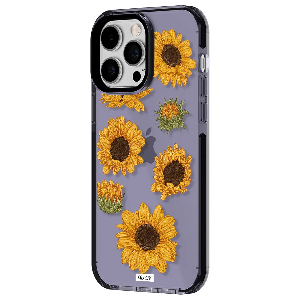 Sunflower Apple iPhone 15 Pro Max impact Lilac Case