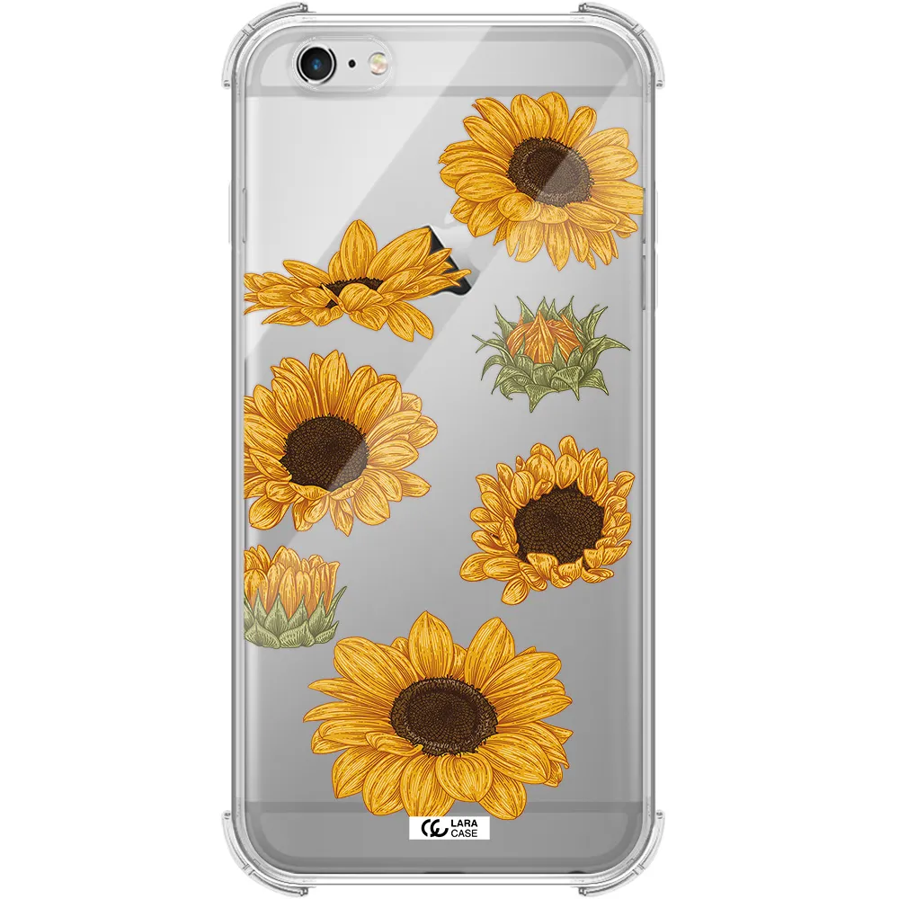 Sunflower Apple iPhone 6S Clear PC Case