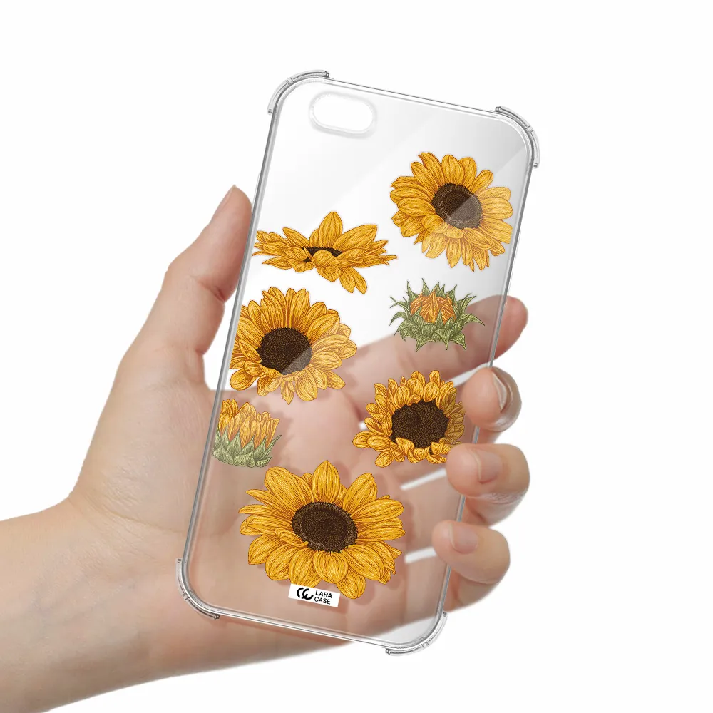 Sunflower Apple iPhone 6S Clear PC Case